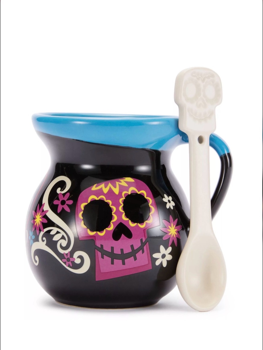 Disney Coco Sugar Skulls Mug with Spoon, new,limited release 2025